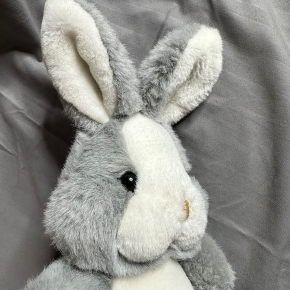 Vtg WESTCLIFF COLLECTION Gray Bunny Rabbit Plush EUC - Picture 12 of 12